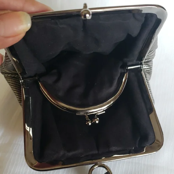 Kenneth Cole Metallic Silver Clutch - Picture 3 of 4